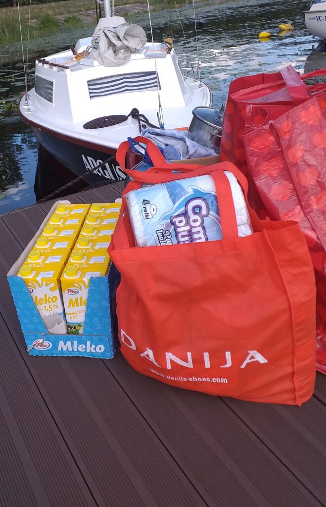 Zaprowiantowanie jachtu