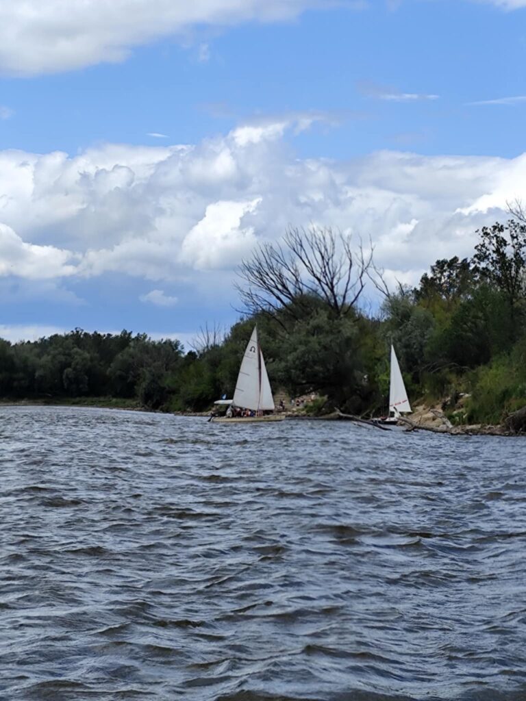 Żaglówki na Wiśle